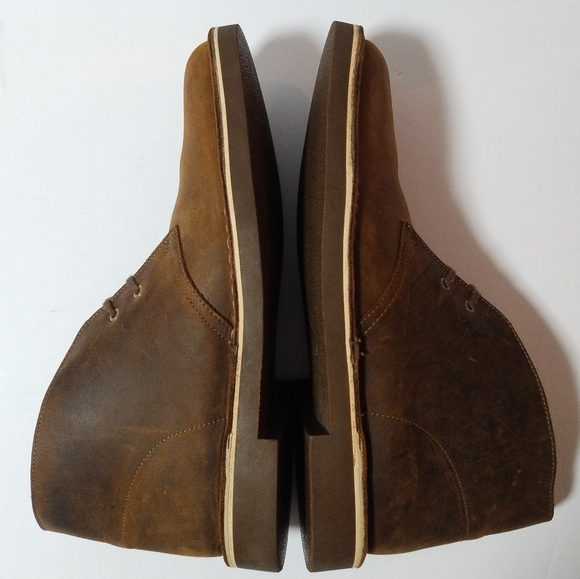 Clarks Men\'s Bushacre Leather Chukka Boots Size 11M main image 6